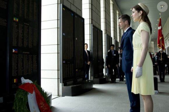 Le prince Frederik et la princesse Mary de Danemark sont arrivés à Séoul en Corée du Sud le 10 mai 2012.