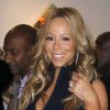 Mariah Carey, plus épanouie que jamais, lors de l'exposition du projet Canvas Art Gala à la galerie de l'Opera à New York, le 11 mai 2012