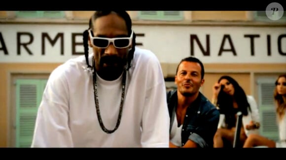 Jean-Roch et Snoop Dogg dans le clip St-Tropez de de Jean-Roch, extrait de l'album Music Saved my Life