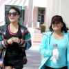 Vanessa Hudgens se rend dans une salle de sport avec sa maman Gina, le mardi 15 mai 2012 à Los Angeles.