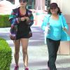 Vanessa Hudgens se rend dans une salle de sport avec sa maman Gina, le mardi 15 mai 2012 à Los Angeles.
