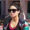 Vanessa Hudgens se rend dans une salle de sport, le mardi 15 mai 2012 à Los Angeles.