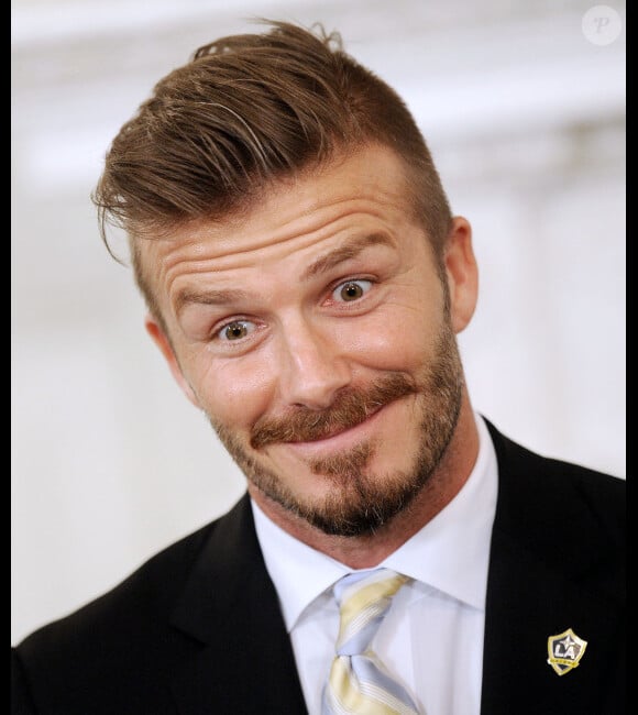 David Beckham le 15 mai 2012 à la Maison Blanche à Washington