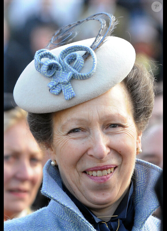 La princesse Anne le 18 mars 2011 au festival de Cheltenham