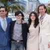 Roman Coppola, Jared Gilman, Kara Hayward et Wes Anderson au festival de Cannes le 16 mai 2012