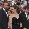 Présentation du film De rouille et d'os au festival de Cannes le 17 mai 2012 avec Matthias Schoenaerts, Marion Cotillard et Jacques Audiard
