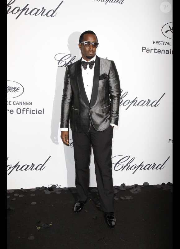 P. Diddy alias Sean Combs à la Chopard Mystere Party, au Festival de Cannes le 21 mai 2012.