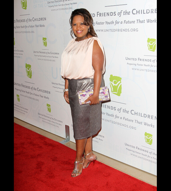 Chandra Wilson lors de la soirée Brass Ring Award organisée par l'association United Friends of the Children à l'hôtel Beverly Hilton à Hollywood le 21 mai 2012