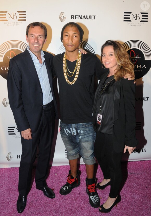Pharrell Williams au Gotha Club le 24 mai 2012 à Cannes