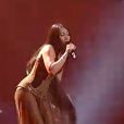 Anggun interprète son single  Echo (You and I)  sur le plateau de l'Eurovision, le samedi 26 mai 2012.