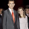 Felipe et Letizia d'Espagne au 150e anniversaire de la loi notariale, à Madrid, le 28 mai 2012