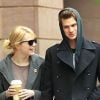 Andrew Garfield et Emma Stone, en couple, à New York le 4 mai 2012