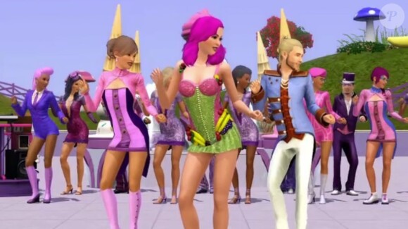 Katy Perry a rejoint en janvier 2012 l'univers des Sims 3 avec l'extension Showtime.