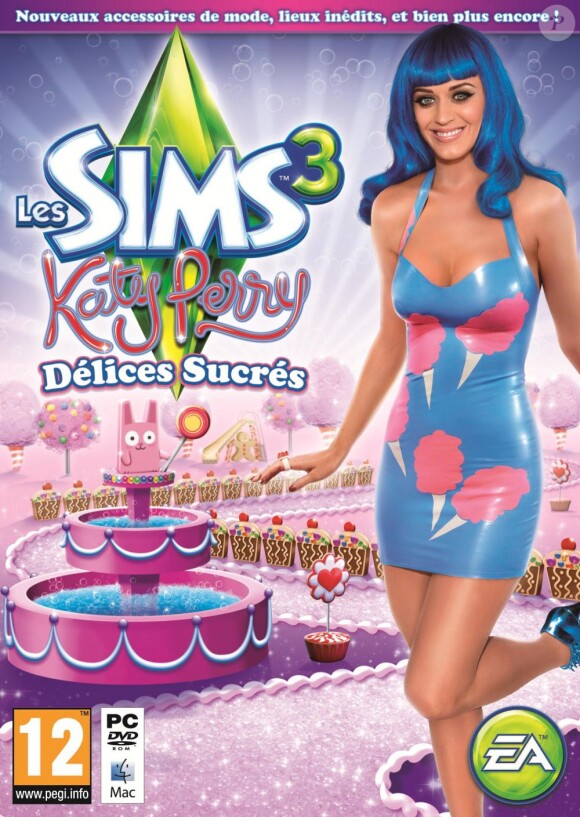 Katy Perry poursuit son aventure pleine de fantaisie avec Les Sims 3 grâce au pack d'objets Katy Perry Délices Sucrés, disponible le 7 juin 2012, et la version simlish de son tube Last Friday Night !