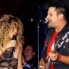 Alejandro Sanz en duo avec Shakira en juin 2005 à Madrid
