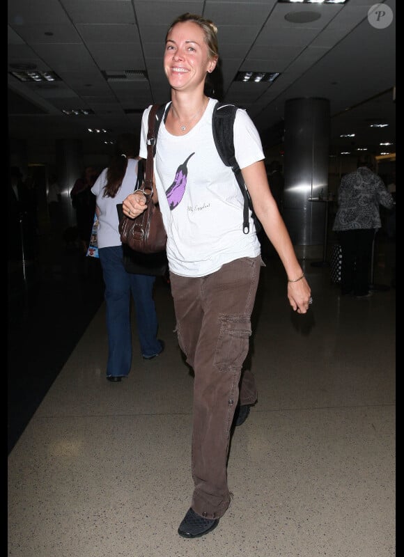 Kristanna Loken à l'aéroport de Los Angeles, le 31 mai 2012.