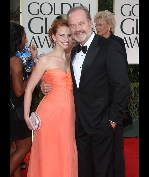 Kelsey Grammer et sa femme Kayte lors de la cérémonie des Golden Globes en janvier 2012