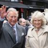 Le prince Charles et Camilla à Londres lors de la deuxième journée de festivités organisées dans le cadre du jubilé de diamant de la reine Elizabeth II, le 3 juin 2012.