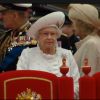 La reine Elizabeth II lors du deuxième jour de son jubilé de diamant, le dimanche 3 juin 2012.