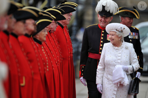 Elizabeth II à Londres, le 3 mai 2012.