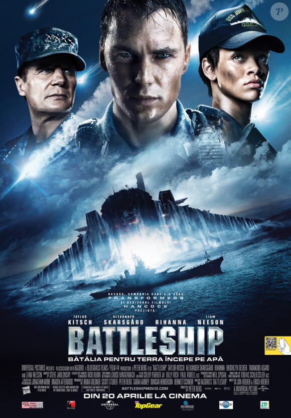 Battleship de Peter Berg, avec Taylor Kitsch, Liam Neeson et Rihanna.