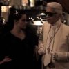 Kristen Stewart et Karl Lagerfeld pour Vanity Fair.