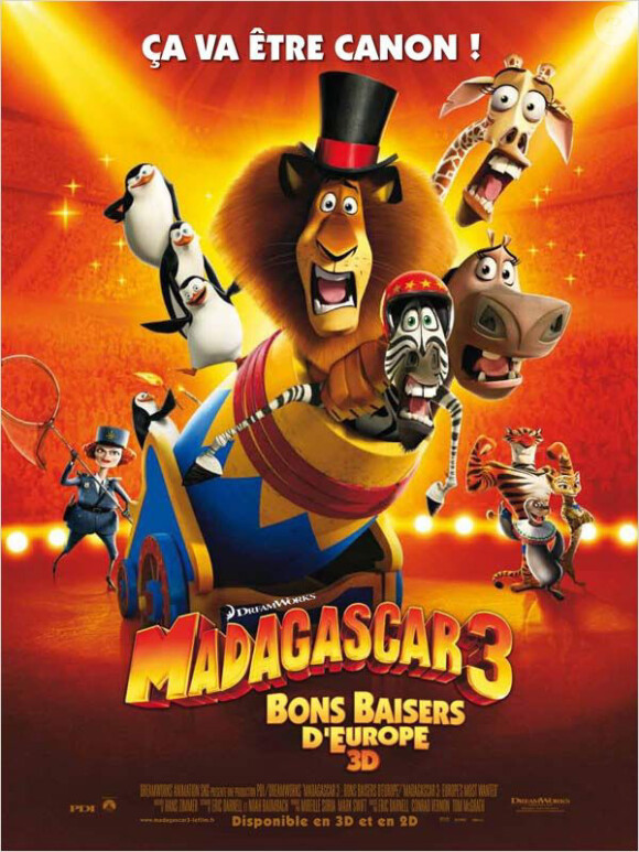 Madagascar 3 : Bons baisers d'Europe. La petite bande est de retour.