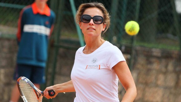 Roland-Garros : Anne-Sophie Lapix et Benjamin Castaldi stars de la terre battue
