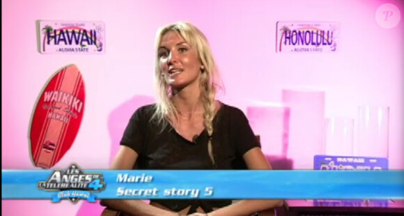 Marie dans Les Anges de la télé-réalité 4 le mercredi 6 juin 2012
