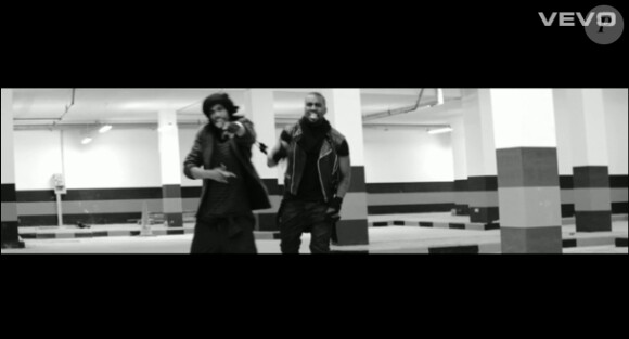 Big Sean et Kanye West dans le clip de Mercy