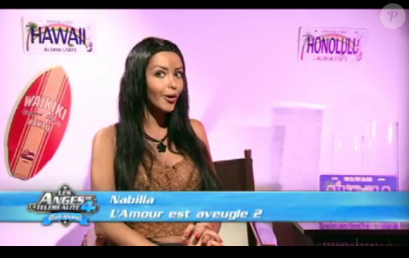 Nabilla dans Les Anges de la télé-réalité 4 le jeudi 7 juin 2012 sur NRJ 12