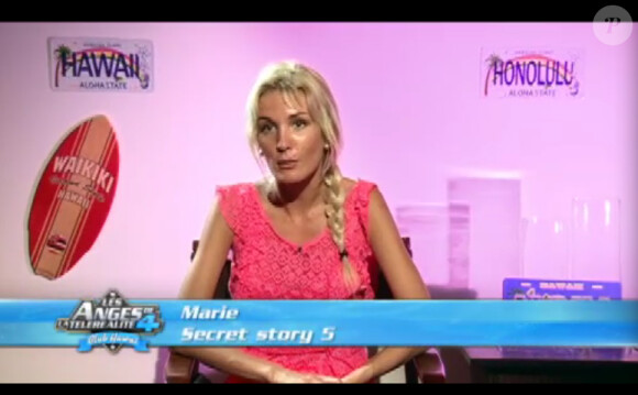 Marie dans Les Anges de la télé-réalité 4 le jeudi 7 juin 2012 sur NRJ 12
