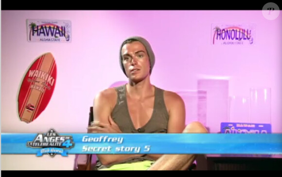 Geoffrey dans Les Anges de la télé-réalité 4 le jeudi 7 juin 2012 sur NRJ 12