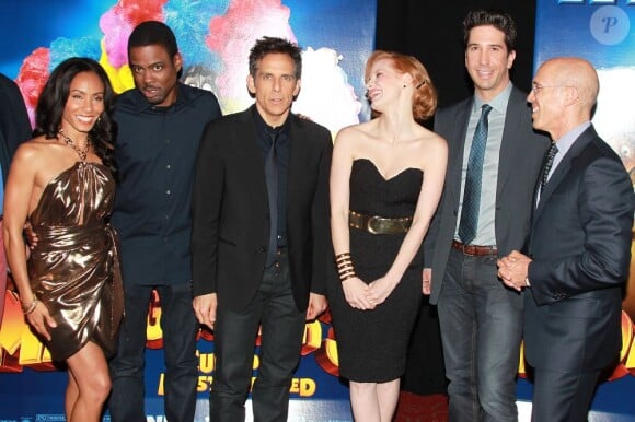 Le casting au complet à la première de Madagascar 3, à New York le 7 juin 2012