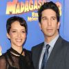 Zoe Buckman et David Schwimmer lors de la première du film Madagascar 3 à New York le 7 juin 2012