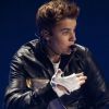 Justin Bieber chantait son titre Boyfriend lors de la finale de Germany's Next Top Model à Cologne. Le 7 juin 2012.