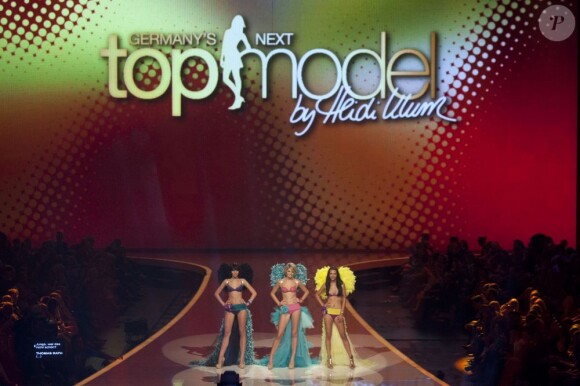 Finale de l'émission Germany's Next Top Model à Cologne. Le 7 juin 2012.