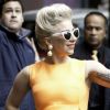 Lady Gaga, en Antonio Berardi et souliers Christian Louboutin à Auckland, le 5 juin 2012.