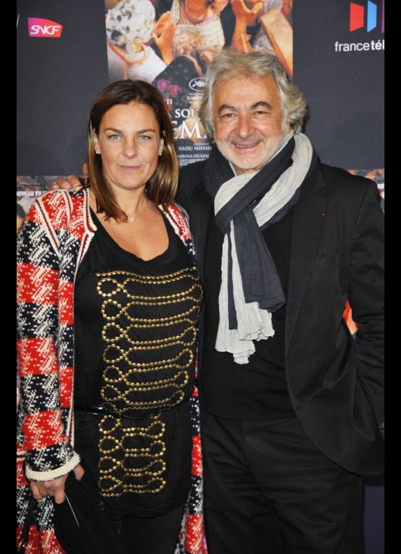 Franck Provost et sa fille Olivia en octobre 2011 à Paris