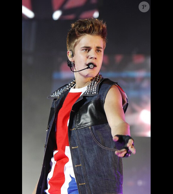 Justin Bieber se produit dans le cadre du Capital FM Summerball 2012, au Wembley Stadium, à Londres, le samedi 9 juin 2012.