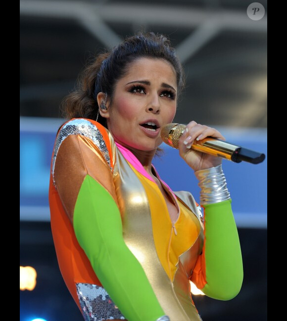 Cheryl Cole se produit dans le cadre du Capital FM Summerball 2012, au Wembley Stadium, à Londres, le samedi 9 juin 2012.