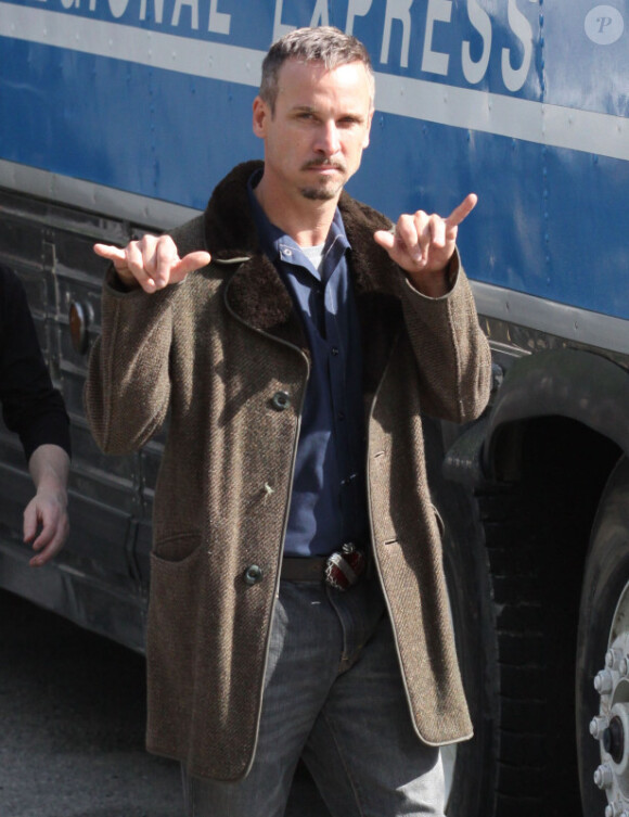 Colin Cunningham sur le tournage du téléfilm The Eleventh Victim, à Vancouver au Canada, le vendredi 8 juin 2012.