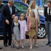 La princesse Maxima et le prince Willem-Alexander des Pays-Bas honoraient le 5 juin 2012 au Heineken Music Hall, avec leurs filles les princesses Catharina-Amalia, Alexia et Ariane, le concert de gala de 3 000 enfants bénéficiaires du programme Kinderen Maken Muziek.