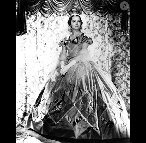 Olivia de Havilland dans Autant en emporte la vent, en 1939.