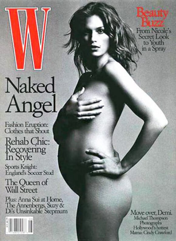Cindy Crawford en couverture de W (1999).