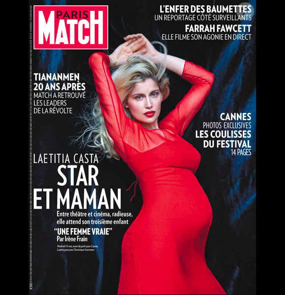 Laetitia Casta en couverture de Paris Match (2009).
