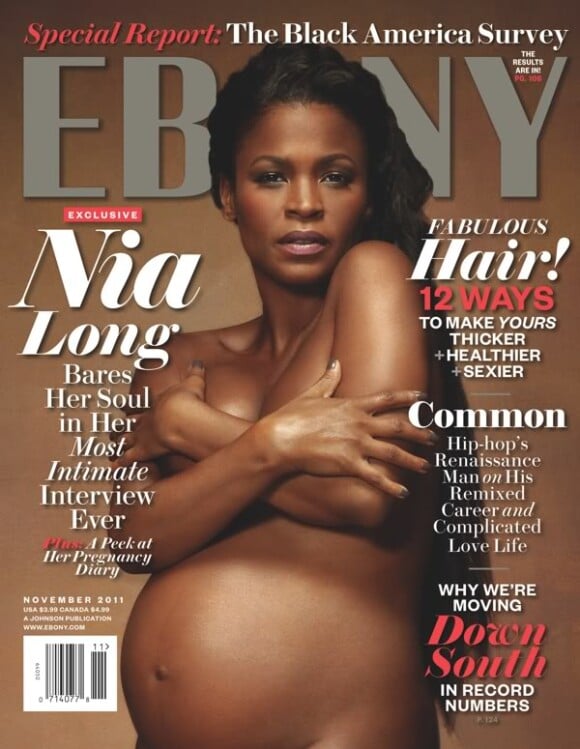 Nia Long en couverture du magazine Ebony (2011).