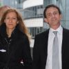 Manuel Valls et son épouse Anne Gravoin à Paris, le 6 mai 2012.