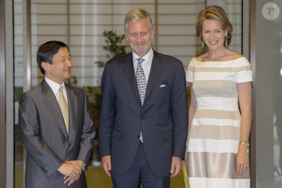 Le prince Philippe et la princesse Mathilde de Belgique ont visité le 11 juin 2012 le temple Meiji de Shibuya, à Tokyo, dans le cadre de leur visite économique du 11 au 15 juin.