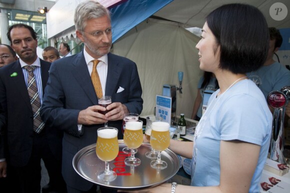 Le prince Philippe de Belgique à Osaka le 14 juin 2012.